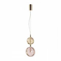 ODEON LIGHT EXCLUSIVE 5412/13LA L-VISION ODL_EX23 142 золотой/желтый/розовый металл/стекло Подвес LED 13W 4000K CARAMELLA
