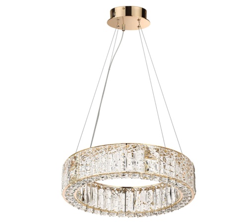 ODEON LIGHT 5071/60L HALL ODL24 595 золото/прозрачный/металл/хрусталь/стекло Люстра LED 46W 3700K VERSION