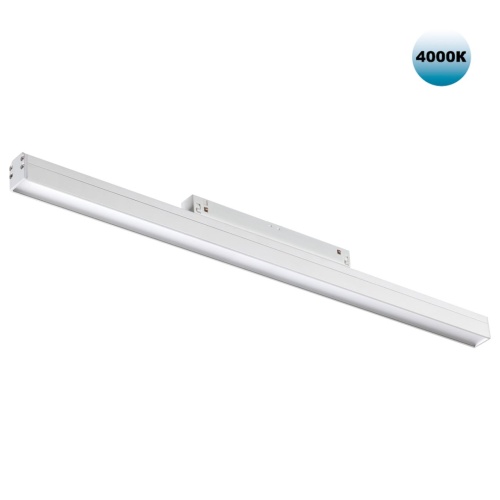 NOVOTECH 358411 SHINO NT20 152 белый Трековый светильник для низков. шинопровода IP20 LED 4000K 24W 48V FLUM