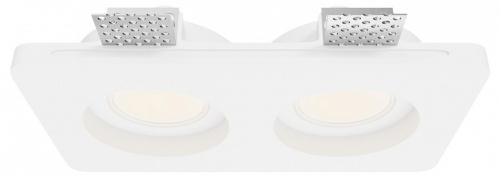 Встраиваемый светильник Maytoni Technical Gyps Modern DL002-GU10-02-W