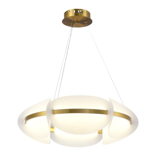 SL1304.203.45 Люстра подвесная ST-Luce Золотистый/Белый LED 1*45W 3000K SL1304.203.45 Люстра подвесная ST-Luce Золотистый/Белый LED 1*45W 3000K