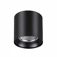 358473 OVER NT21 237 черный Светильник накладной IP20 LED 4000K 10W 200-260V RECTE