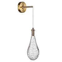 ODEON LIGHT 7147/5WL L-VISION ODL26 231 Настенный светильник античная бронза/стекло/металл IP20 LED 4W 300Лм 3000K 180° 220V BRAID