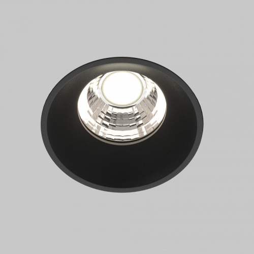 Встраиваемый светильник Maytoni Technical Round DL058-7W4K-TRS-B фото 4
