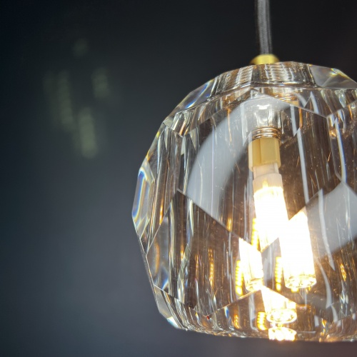 Подвесной светильник Boule De Cristal Single Rod Pendant Brass фото 3 Подвесной светильник Boule De Cristal Single Rod Pendant Brass фото 3