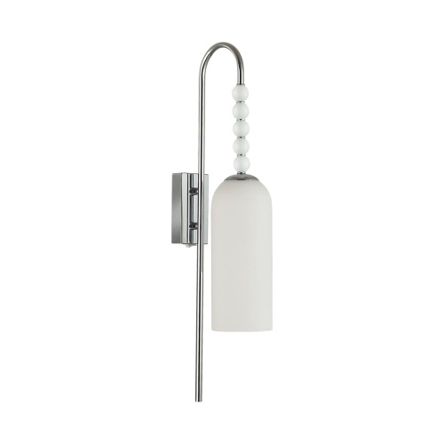 LUMION 8270/1W NEOCLASSI LN26 153 хром/белый, металл/стекло Бра Е14 1*40W 220V TRACY