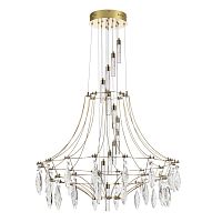 ODEON LIGHT EXCLUSIVE 7000/51L CLASSIC ODL_EX25 067 Люстра золото/металл/хрусталь IP20 LED 51W 4000K FLAMENCO