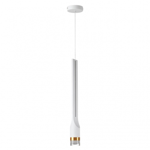 4384/5L HIGHTECH ODL23 253 белый/металл/акрил Подвесной св-к IP20 LED 5W 350Лм 3000K NILO