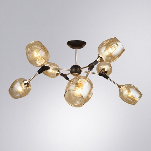 Люстра на штанге Arte Lamp Seppia A4211PL-8BK фото 2
