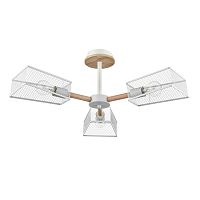 LUMION 8246/3C COUNTY LN25 000 белый, металл/дерево Люстра потолочная Е27 3*60W 220V IRMA