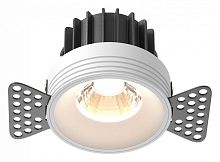Встраиваемый светильник Maytoni Technical Round DL058-12W3K-TRS-W