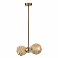 ODEON LIGHT EXCLUSIVE 5402/2 MODERN ODL_EX23 000 золотой/янтарный/металл/стекло Подвес E14 2*40W ELICA