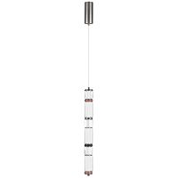 ODEON LIGHT EXCLUSIVE 5456/18L L-VISION ODL_EX26 045 темный сатин.никель/терракот/черный Подвес LED 22W 4000K COLLIER