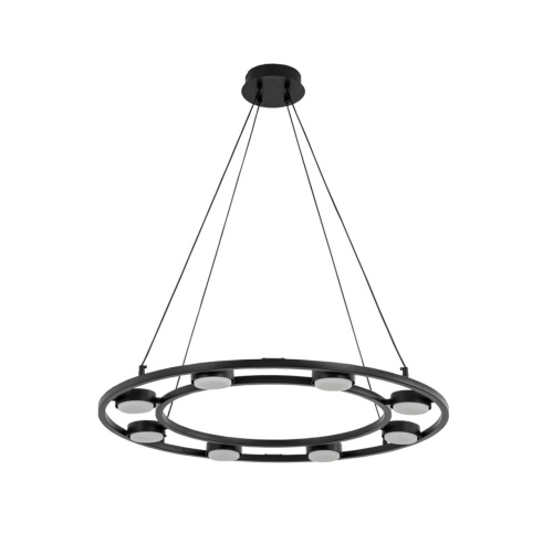 LUMION 8340/8 MODERNI LN26 254 черный, металл Люстра подвесная LED GX53 8*7W 220V TORINA