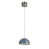 ODEON LIGHT EXCLUSIVE 5452/6LA L-VISION ODL_EX26 011 светлая бронза/синий/металл/керамика/акрил Подвес LED 6W 3000K LULU