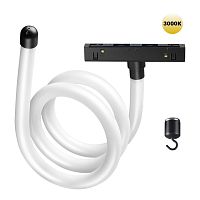 NOVOTECH 359137 KONST NT23 144 черный Трековый светильник для низковольтного шинопровода FLUM IP20 LED 3000К 14W 48V 1400Лм RAMO