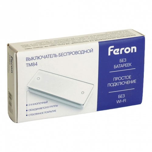 Выключатель беспроводной одноклавишный Feron TM84 SMART 48877 фото 9