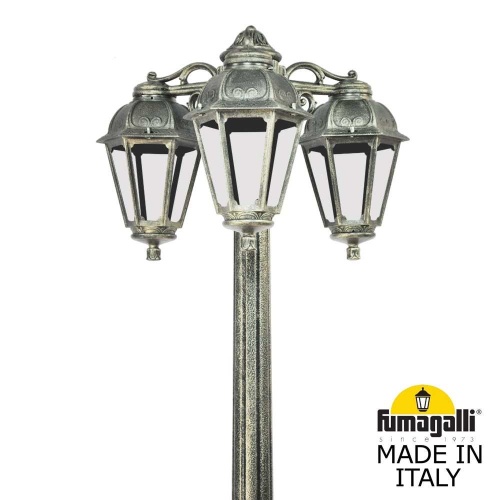 Садово-парковый фонарь FUMAGALLI GIGI BISSO/SABA 3L DN K22.156.S30.BXF1RDN фото 3 Садово-парковый фонарь FUMAGALLI GIGI BISSO/SABA 3L DN K22.156.S30.BXF1RDN фото 3