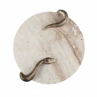 ODEON LIGHT 7033/10WL L-VISION ODL25 181 Настенный светильник светильник металл/камень/декор из латуни IP20 1*15W 3000K 220V SNAKE