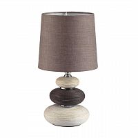 LUMION 8126/1T COMFI LN26 510 коричневый/бежевый/белый, керамика/текстиль Настольная лампа Е14 1*40W 220V LATZA