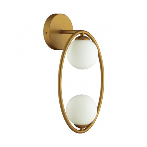 ODEON LIGHT 4808/2W MODERN ODL21 000 золотой/белый Бра G9 2*40W SLOTA ODEON LIGHT 4808/2W MODERN ODL21 000 золотой/белый Бра G9 2*40W SLOTA
