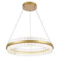 SL383.213.01 Светильник подвесной ST-Luce Матовое золото/Прозрачный LED 1*44W 3000K