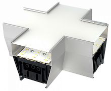 Соединитель угловой X-образный накладной Feron AL4036X 51874