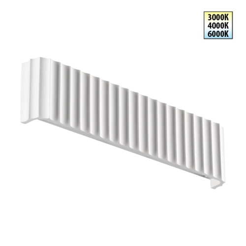 NOVOTECH 359402 OVER NT24 608 белый Светильник настенный с переключателем цв.температуры IP20 LED 12W 200V 3000/4000/6000K YESO