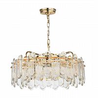 ODEON LIGHT 5069/10 HALL ODL24 603 золото/прозрачный/металл/хрусталь Люстра E14 10*40W BULLON