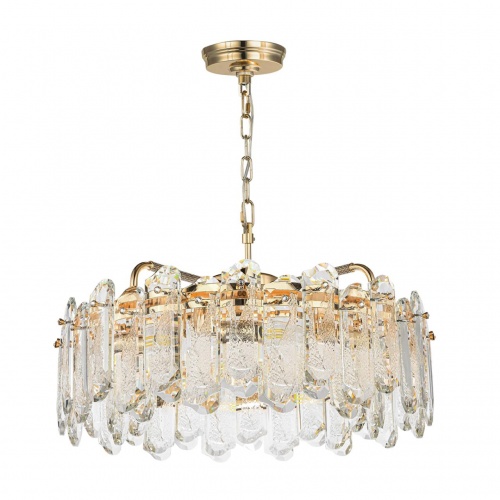 ODEON LIGHT 5069/10 HALL ODL24 603 золото/прозрачный/металл/хрусталь Люстра E14 10*40W BULLON