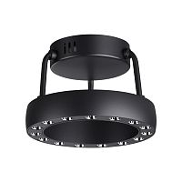 NOVOTECH 359398 OVER NT24 278 черный Светильник накладной светодиодный IP20 LED 12W вниз/5W вверх 220V 1360Лм 3000K TURN