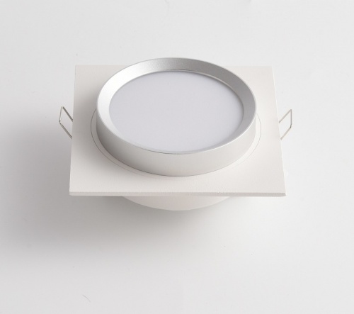 Встраиваемый светильник Maytoni Technical Hoop DL086-GX53-SQ-WS фото 2
