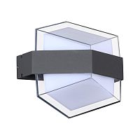 NOVOTECH 358574 STREET NT21 728 темно-серый Ландшафтный настенный светильник IP54 LED 4000K 12W 85-265V KAIMAS