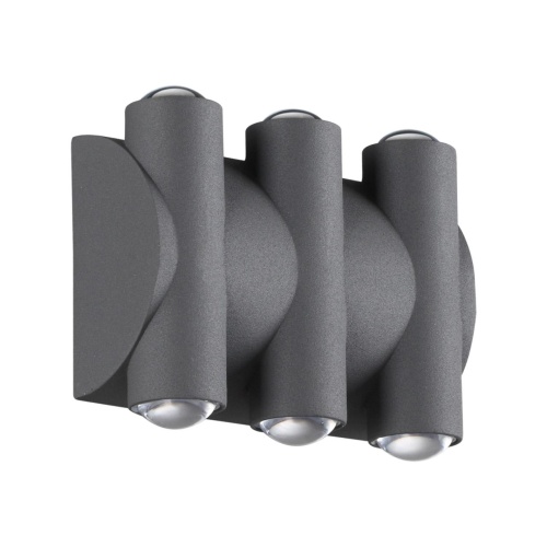 NOVOTECH 358567 STREET NT21 374 темно-серый Ландшафтный настенный светильник IP54 LED 4000K 6W 85-265V CALLE