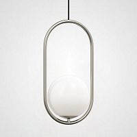 Подвесной светильник Matthew McCormick hoop 40 Silver MILA Pendant