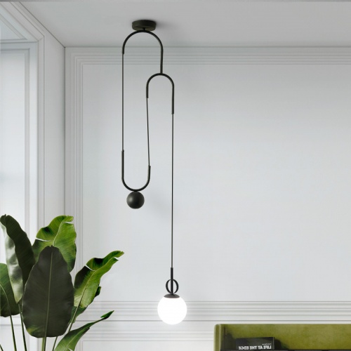 Подвесной светильник NEWTON BLACK фото 5