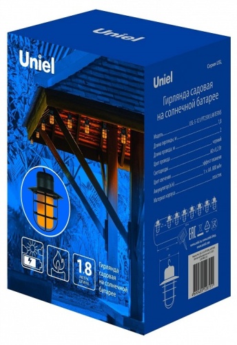 Гирлянда на солнечных батареях Uniel USL-S UL-00006558 фото 7 Гирлянда на солнечных батареях Uniel USL-S UL-00006558 фото 7