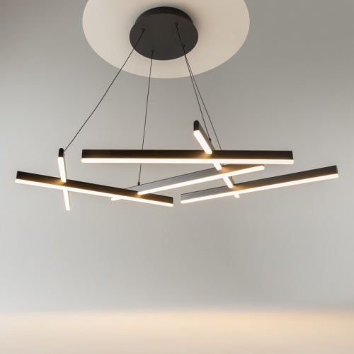 Подвесная люстра Maytoni Line MOD016PL-L80BK фото 5