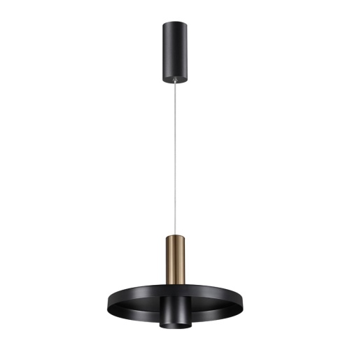 NOVOTECH 358984 OVER NT22 382 бронза светлая/черный Светильник светодиодный накладной, провод 2м IP20 LED 4000K 15W 220V ALBA