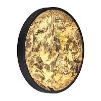 ODEON LIGHT 5064/40L L-VISION ODL24 205 черн./серо-беж./металл/натур.камень/акрил Настенный светильник с переключ.цветов.темпер. LED 40W 3000К/4000K/6000K BERGI