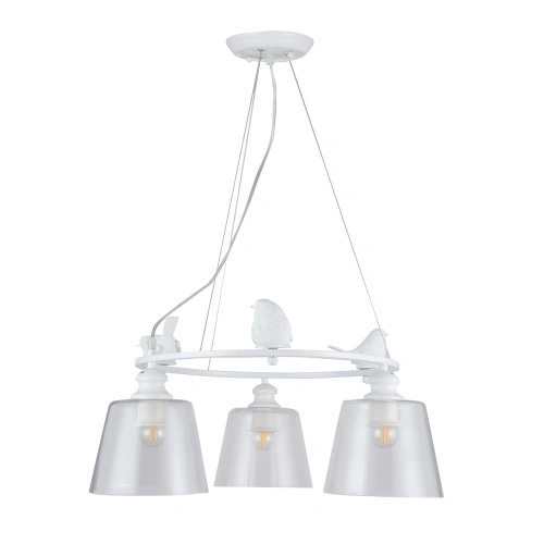 Подвесная люстра Arte Lamp PASSERO A4289LM-3WH Подвесная люстра Arte Lamp PASSERO A4289LM-3WH