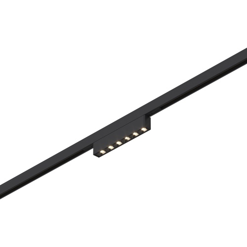 ST666.436.05 Магнитный трековый светильник Черный LED 1*5W 3000K 220Lm Ra>90  IP20 L100xW10xH18 24V