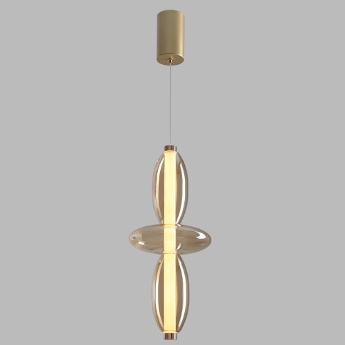 Светильник подвесной Crystal Lux QUASAR SP14W LED AMBER фото 5