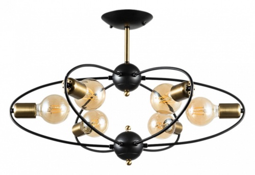 Люстра на штанге Arte Lamp Glasgow A1963PL-6BK