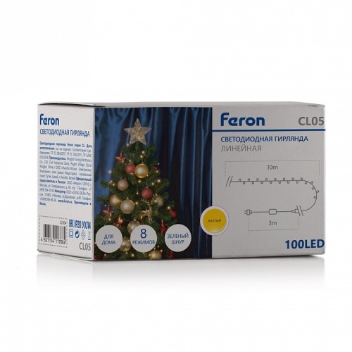 Гирлянда Нить Feron CL05 32309 фото 2 Гирлянда Нить Feron CL05 32309 фото 2