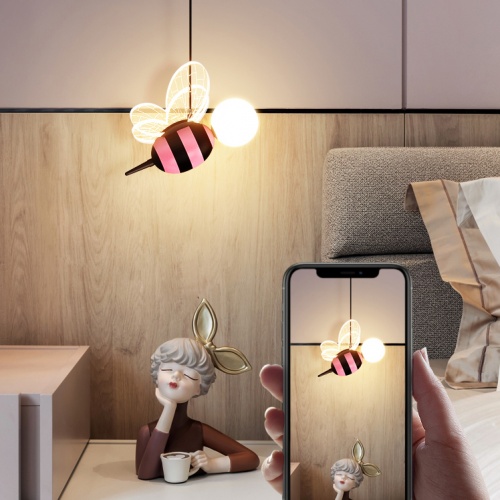 Подвесной светильник BEE Pink фото 7