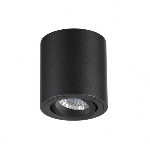 3568/1C HIGHTECH ODL18 211 черный Потолочный накладной светильник IP20 GU10 1*50W 220V TUBORINO