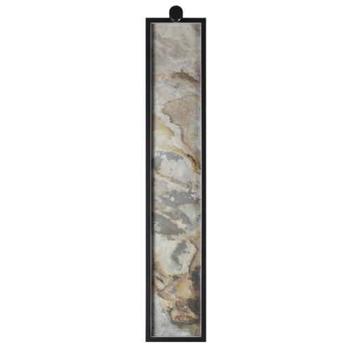 ODEON LIGHT 5078/35WL L-VISION ODL24 212 черн./серо-беж./металл/натур.камень/акрил Настен.светильн. со спотом LED 35W 3000K STOFLAKE