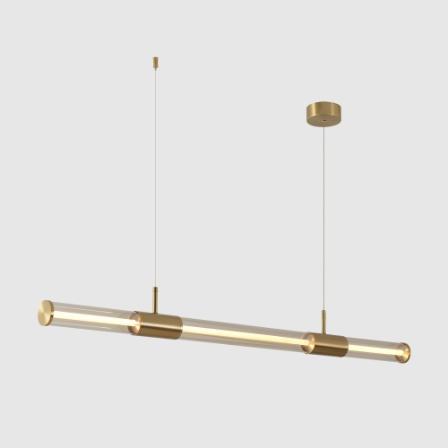 Светильник подвесной Crystal Lux LINEUP SP24W LED BRASS фото 8