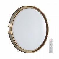 SONEX 7654/EL COLOR SN 132 Светильник пластик/серый/золот LED 70Вт 3000-6000К D505 IP43 пульт ДУ FAVEMO GREY